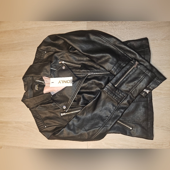 ONLY FAUX LEATHER JACKET - Picture 5 of 7